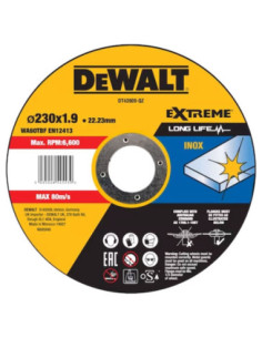 Herramientas varias - Disco Corte Plano Inox Thin Cut 230 x 1,9 x 22,2