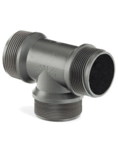 Accesorios Riego Jardín - Te Pe Macho 1" - ABRISA - manguera - riego