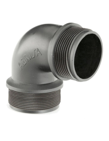 Accesorios Riego Jardín - Codo Pe Macho 1" - ABRISA - rosca - riego -