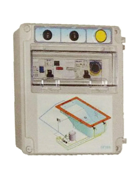 Filtros y Accesorios Piscina - Cuadro Eléctrico Piscina con Trasformad 