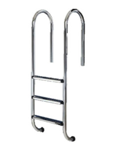 Filtros y Accesorios Piscina - Escalera Muro 4 Peldaños AISI 304 Baeza