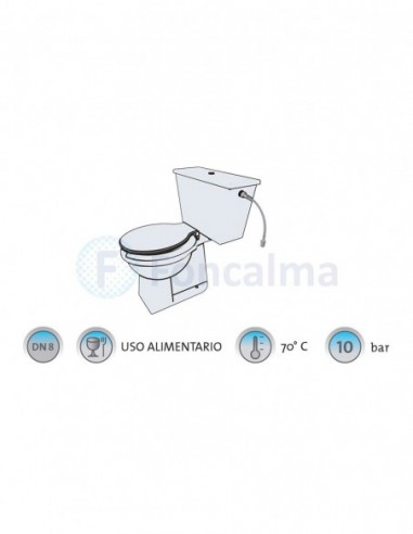 Latiguillo 30cm - M-3/4" x H-1/2" - Flexitub