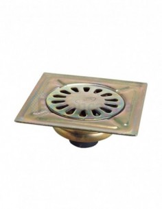 Sumidero Chapa Zincada - 25 x 25mm - Grupo Almagro