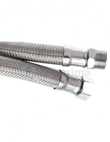 Latiguillo Termo 50cm - M-3/4" x H-3/4" - Flexitub